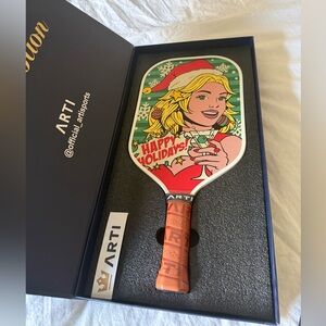 ARTI Kristen & Kristy Happy Holidays Pickleball Paddle